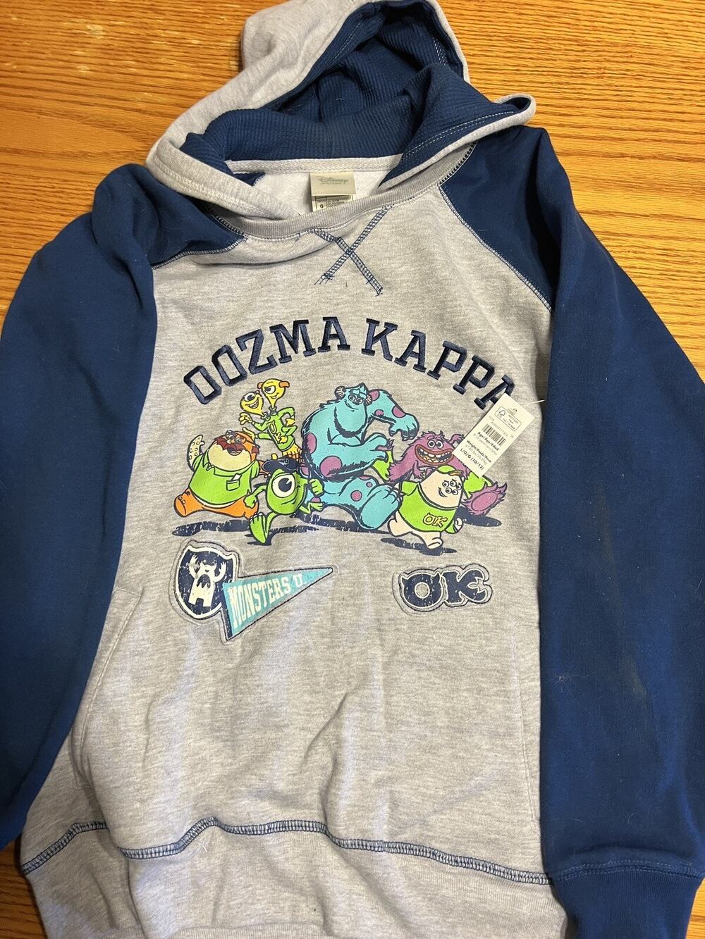 Disney Youth pullover Boys Medium 8-10 Ooma Kappa Soccer Jersey NOS